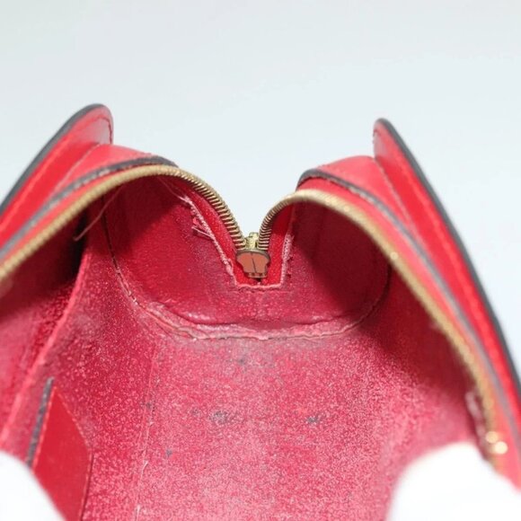 LOUIS VUITTON Epi Dauphine PM Pouch Castilian Red - Picture 13 of 15
